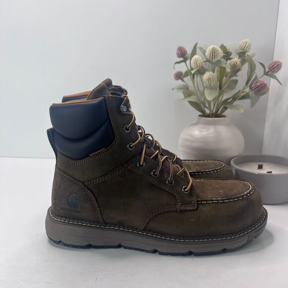 Carhartt Millbrook 6" Waterproof Moc Toe Wedge Boot Composite Toe Men’s US 9M - Picture 3 of 7